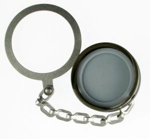05-3398-22-45-39 Protective Receptacle Cap and Link Chain with Large Ring