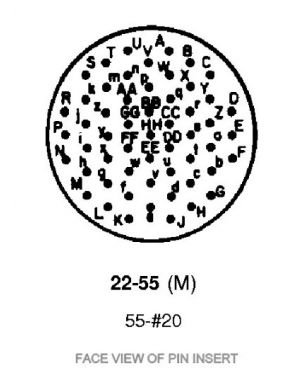 6027-22-55PB  55-Way Receptacle Crimp Contacts