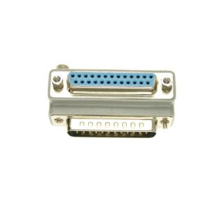 DG9025MF3  D-Sub Adapter Right Angled  25- Way Male to Female 