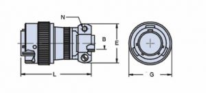 IPT06E14-12SSR(F8) Plug including saddle clamp 12-Way